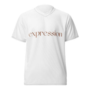 Recycled unisex sports jersey "EXPRESSION"