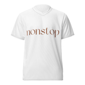 Recycled unisex sports jersey "Nonstop"