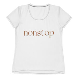 Women's athletic t-shirt "Nonstop"