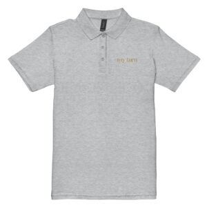 Women’s pique polo shirt "My Turn"