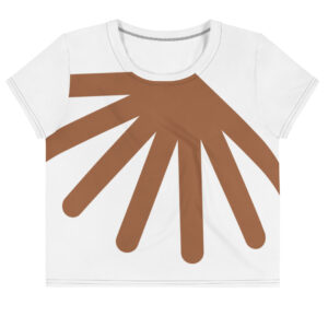 All-Over Print Crop Tee