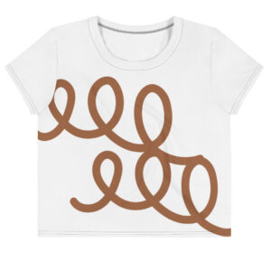 All-Over Print Crop Tee