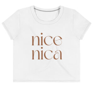 All-Over Print Crop Tee