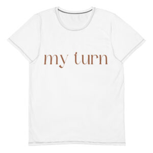 Men's athletic t-shirt "My turn"