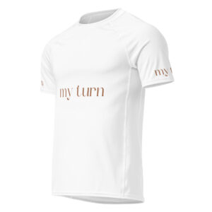 All-over print men’s rash guard "My turn"