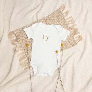 Organic cotton baby bodysuit