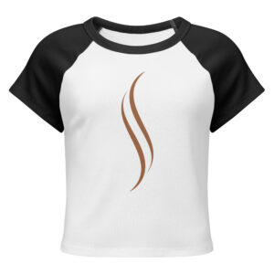 Women’s micro rib raglan baby tee